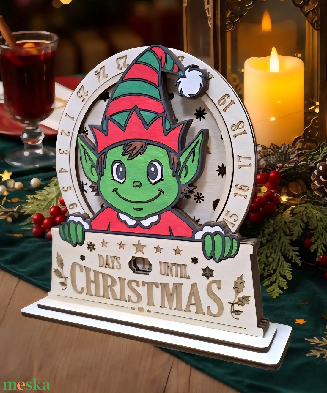 Manó, Adventi naptár  - karácsony - adventi díszek - adventi naptár - Meska.hu