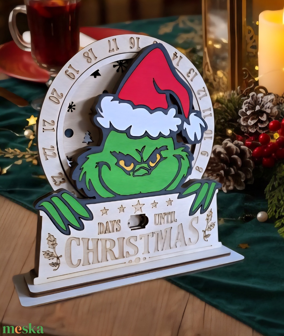 Grincs,Adventi naptár  - karácsony - adventi díszek - adventi naptár - Meska.hu