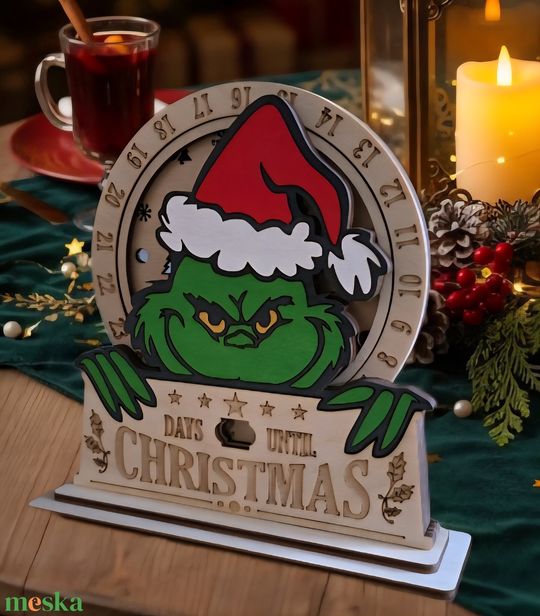 Grincs,Adventi naptár  - karácsony - adventi díszek - adventi naptár - Meska.hu