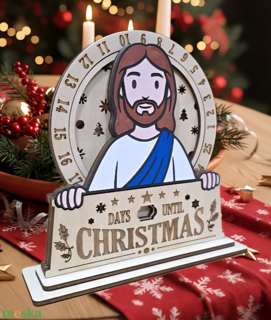 Jézus, Adventi naptár  - karácsony - adventi díszek - adventi naptár - Meska.hu