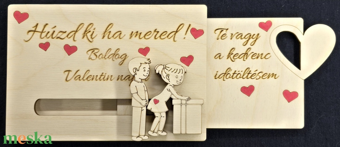 Húzd ki, ha mered! � Kézzel készült, meglepetés üzenetes fa Valentin-napi ajándék - otthon & életmód - dekoráció - dísztárgy - Meska.hu