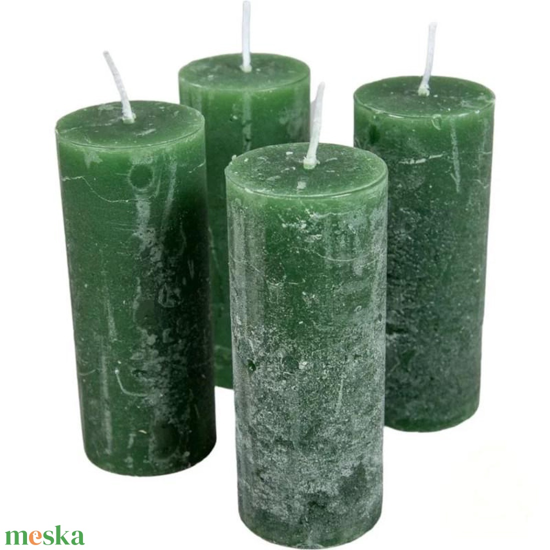 Rusztikus gyertya 40 x 100 mm - moha zöld szett - kellékek & szerszámok - vegyes alapanyag - Meska.hu Rusztikus gyertya 40 x 100 mm - moha zöld szett - kellékek & szerszámok - vegyes alapanyag - Meska.hu