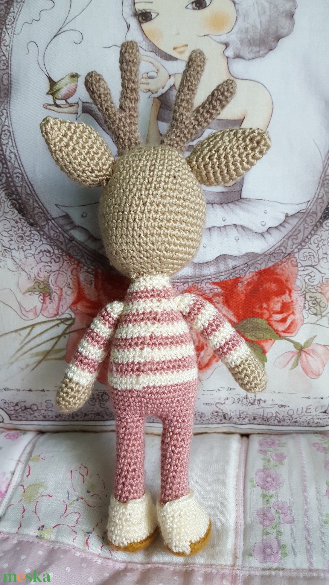 Amigurumi rénszarvas - játék & sport - plüssállat & játékfigura - más figura - Meska.hu Amigurumi rénszarvas - játék & sport - plüssállat & játékfigura - más figura - Meska.hu