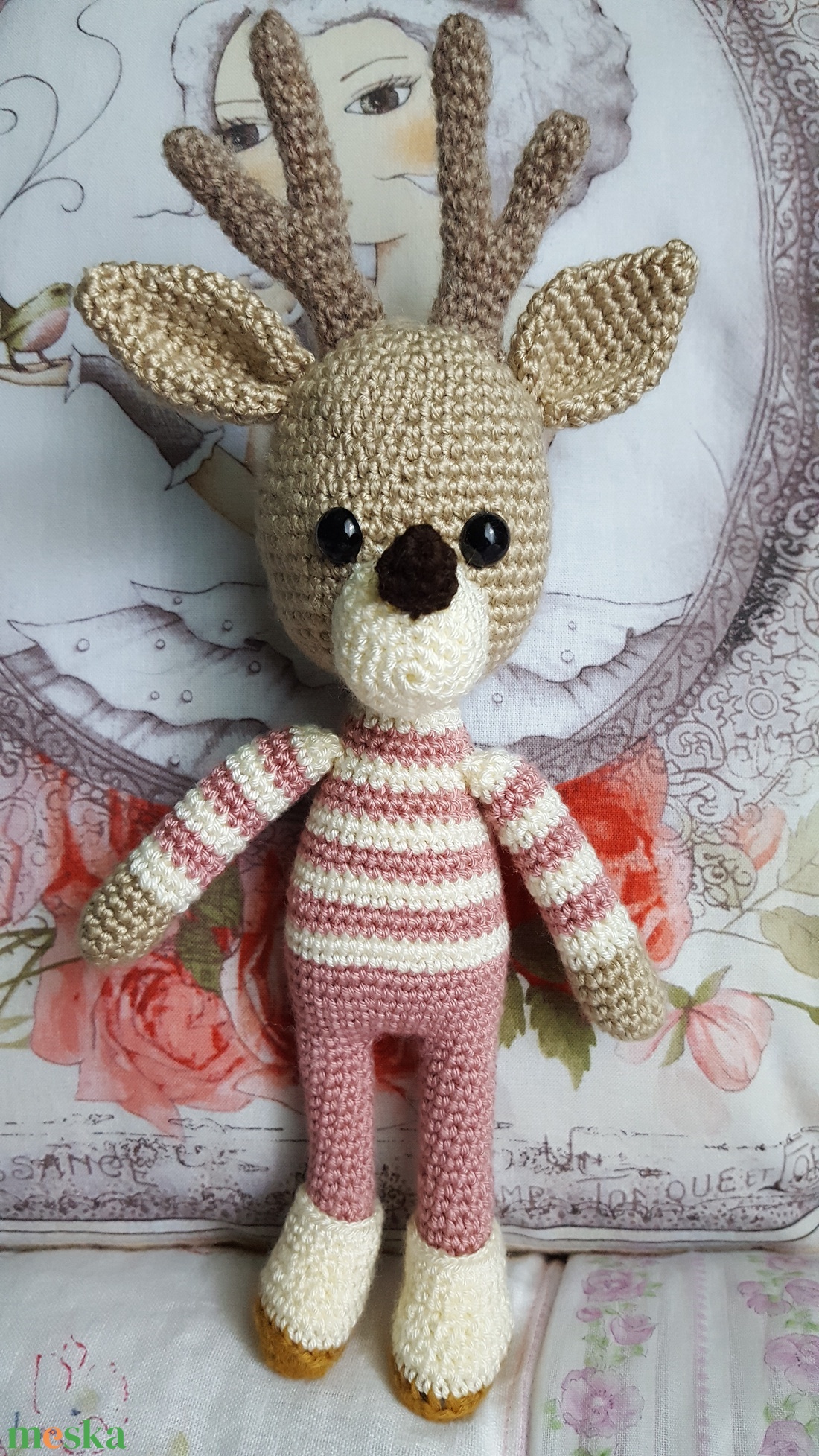Amigurumi rénszarvas - játék & sport - plüssállat & játékfigura - más figura - Meska.hu Amigurumi rénszarvas - játék & sport - plüssállat & játékfigura - más figura - Meska.hu
