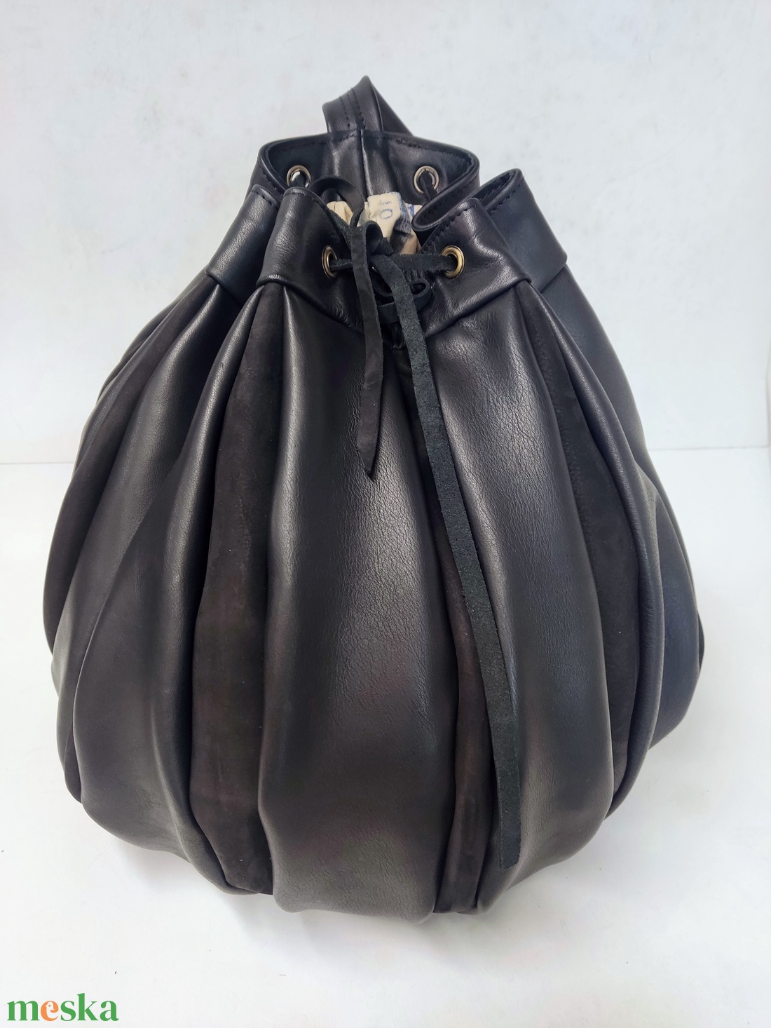 Buggyos malaclopó táska fekete - táska & tok - kézitáska & válltáska - nagy pakolós táska - Meska.hu