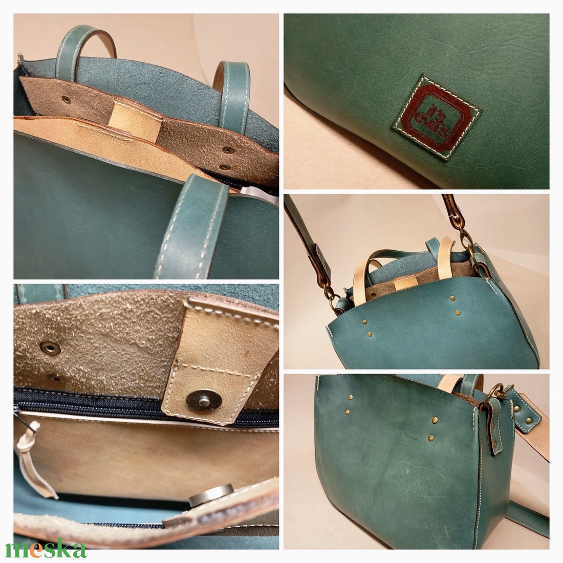 Kisebb mindentbele táska - olajzöld - táska & tok - kézitáska & válltáska - nagy pakolós táska - Meska.hu Kisebb mindentbele táska - olajzöld - táska & tok - kézitáska & válltáska - nagy pakolós táska - Meska.hu