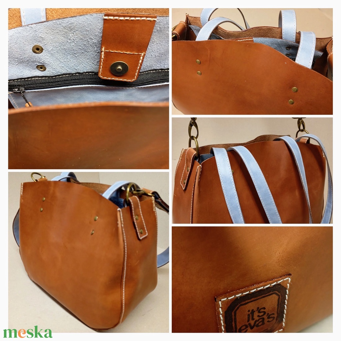 Kisebb mindentbele táska - barna - táska & tok - kézitáska & válltáska - nagy pakolós táska - Meska.hu Kisebb mindentbele táska - barna - táska & tok - kézitáska & válltáska - nagy pakolós táska - Meska.hu