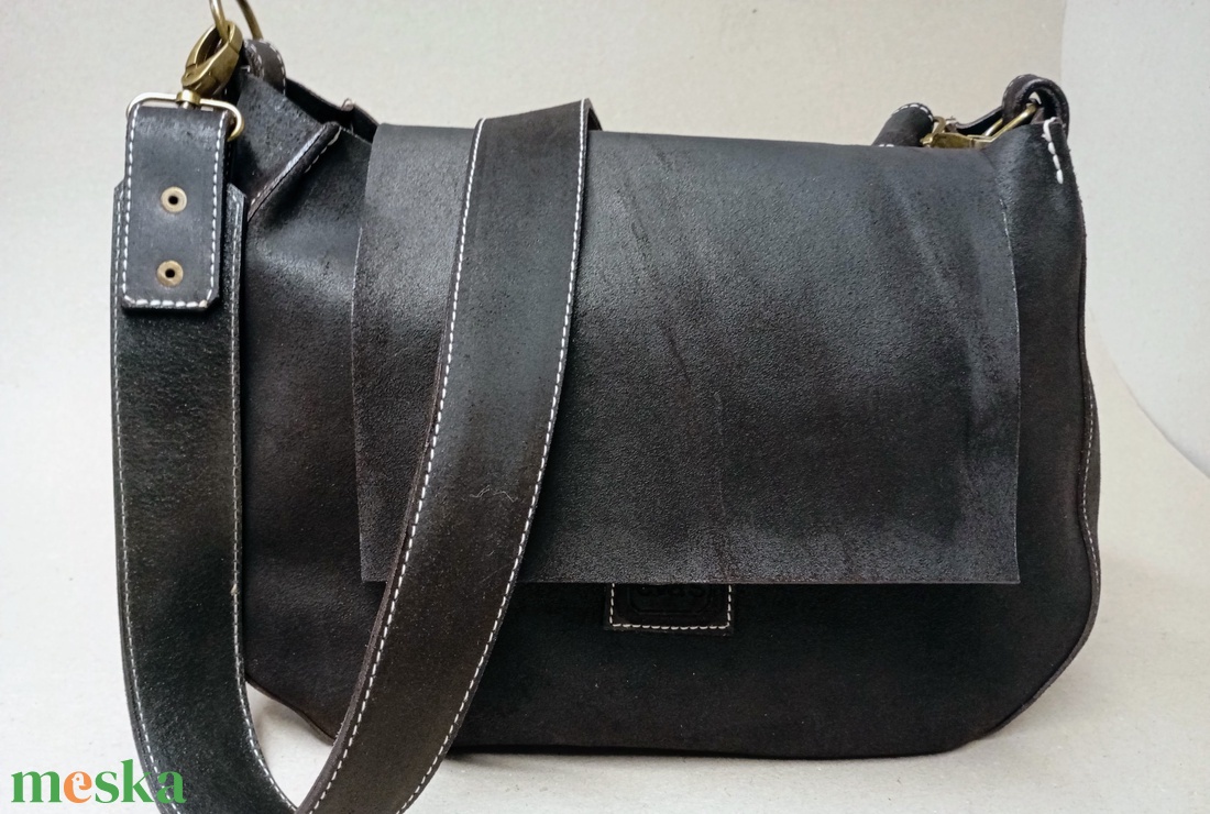 Kisebb mindentbele táska most másképp - barna - táska & tok - kézitáska & válltáska - nagy pakolós táska - Meska.hu