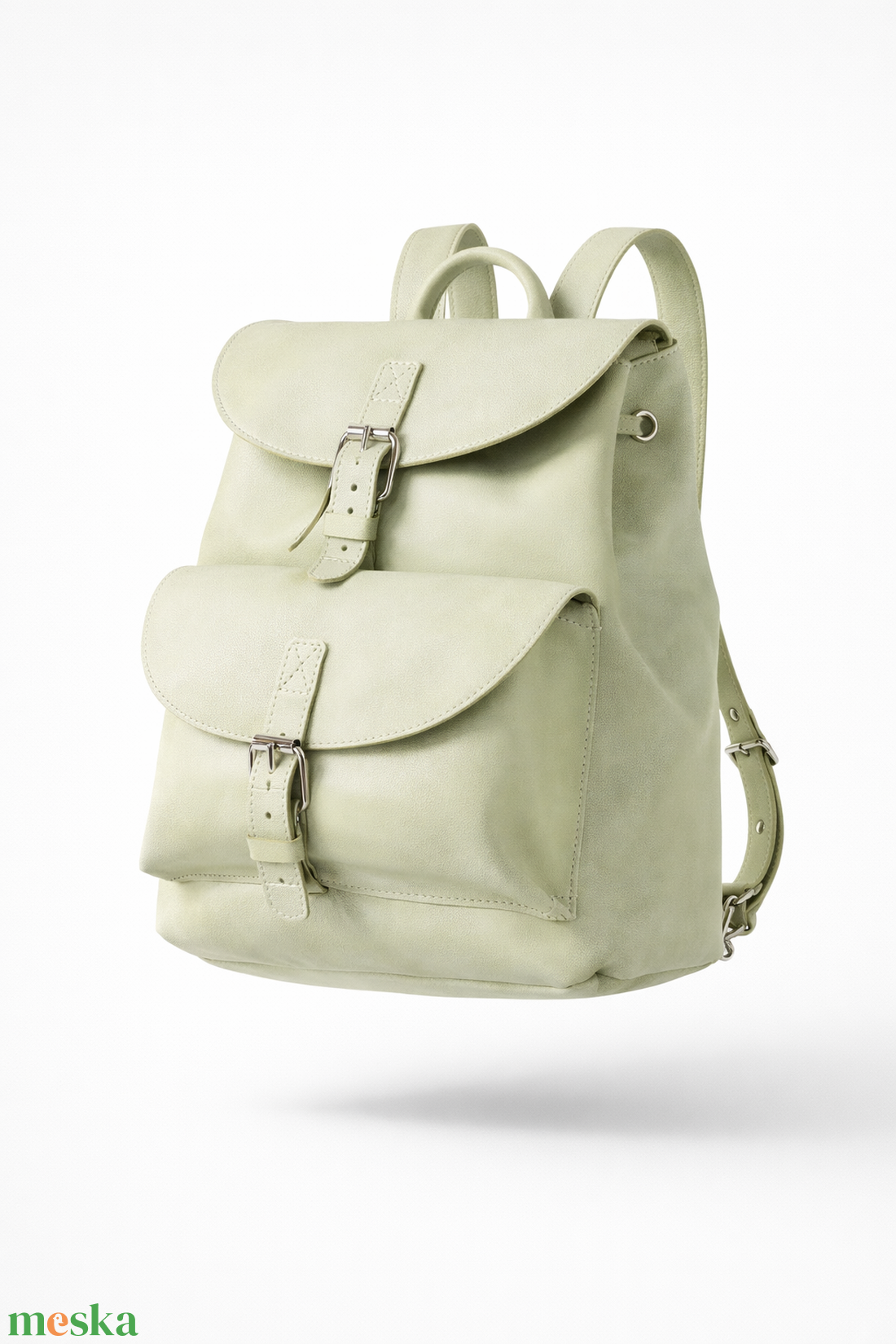 Pici almazöld hátizsák - táska & tok - hátizsák - hátizsák - Meska.hu