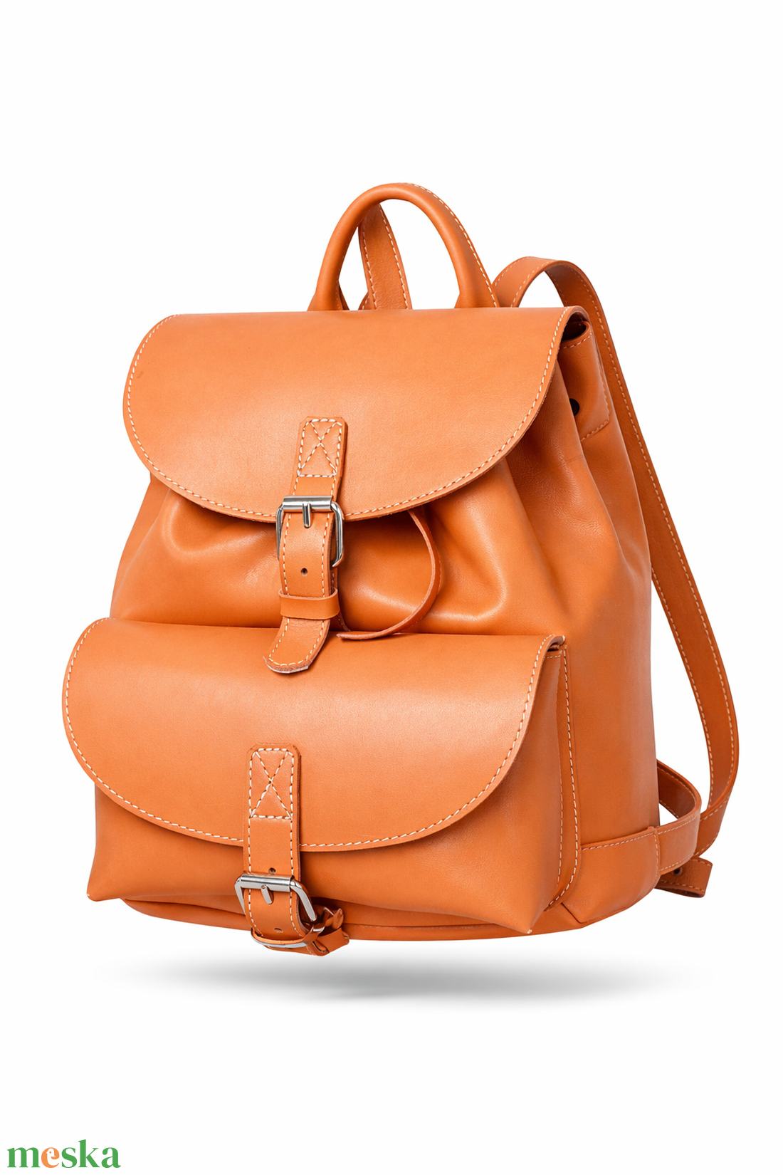 Pici narancssárga hátizsák - táska & tok - hátizsák - hátizsák - Meska.hu