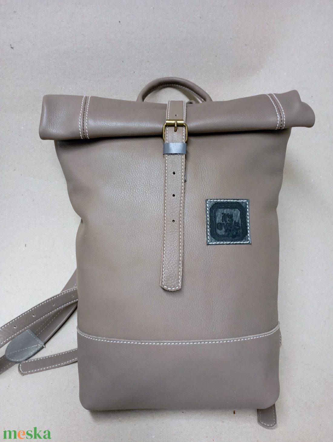 Csini futár hátizsák nem csak futároknak_drapp - játék & sport - sport és kikapcsolódás - kerékpározás - biciklis táska - Meska.hu