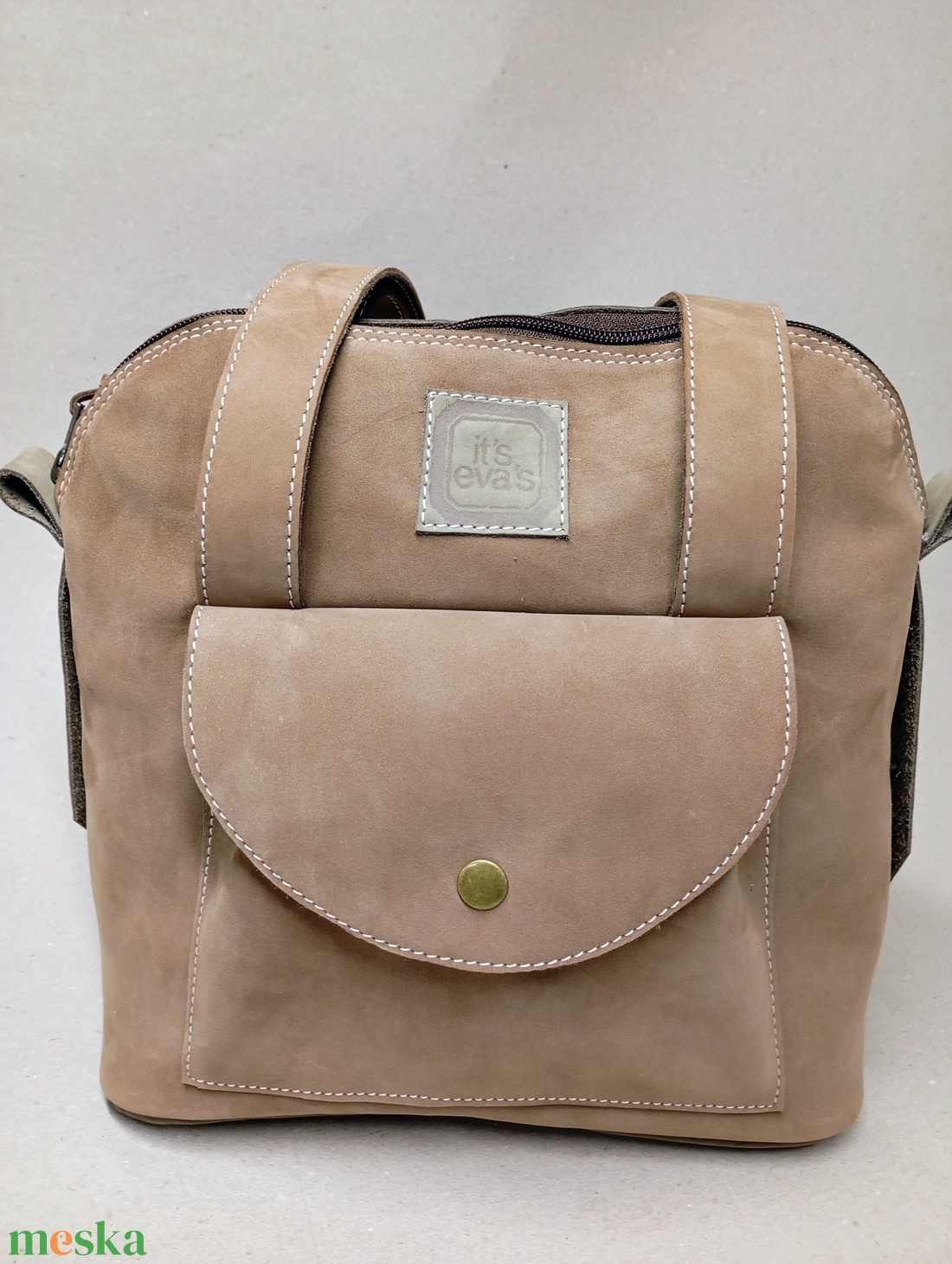 Háti/váll táska_mogyoró - táska & tok - variálható táska - Meska.hu