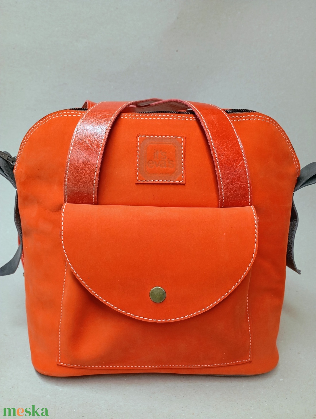 Háti/váll táska_korall - táska & tok - variálható táska - Meska.hu