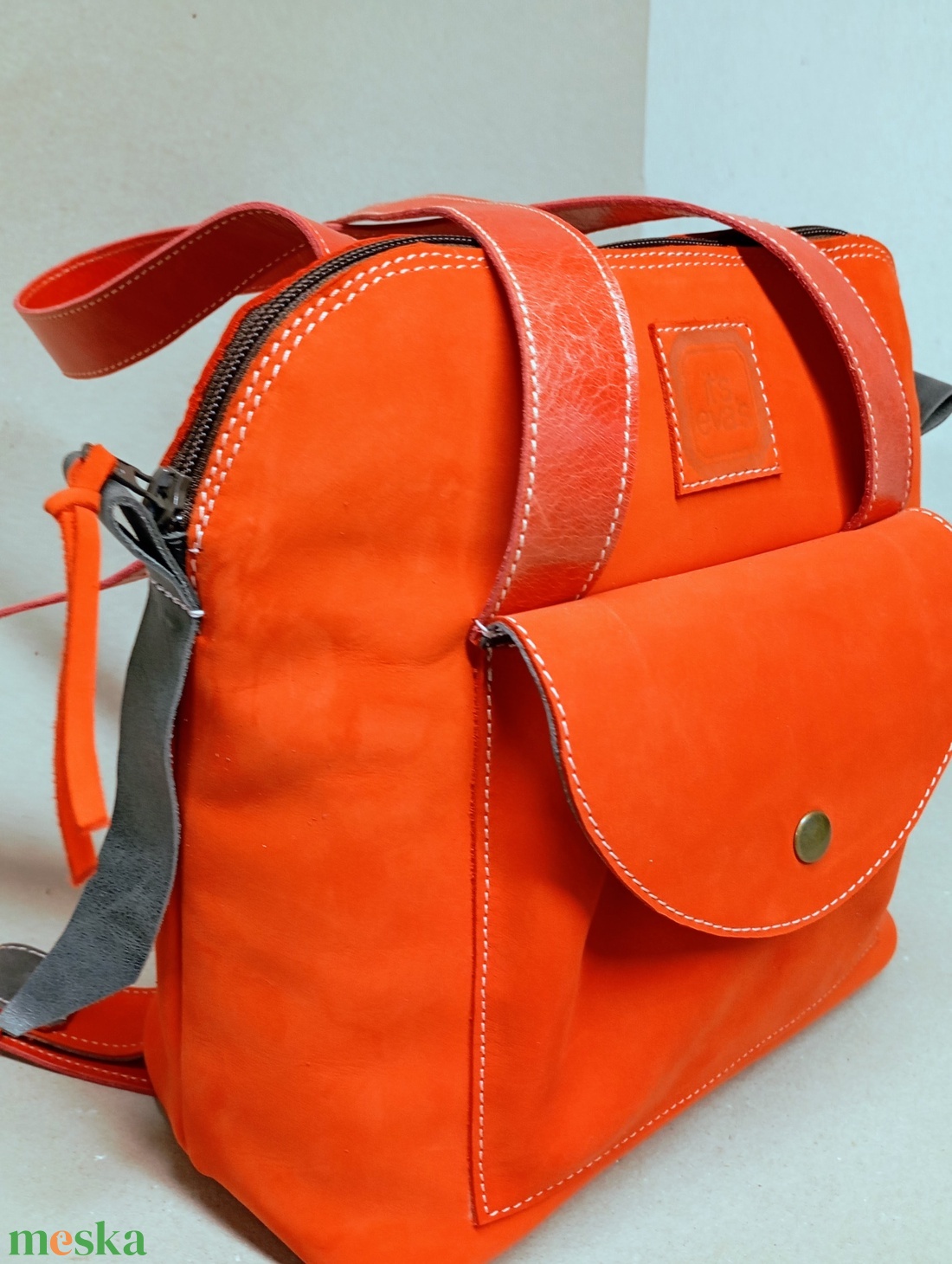 Háti/váll táska_korall - táska & tok - variálható táska - Meska.hu