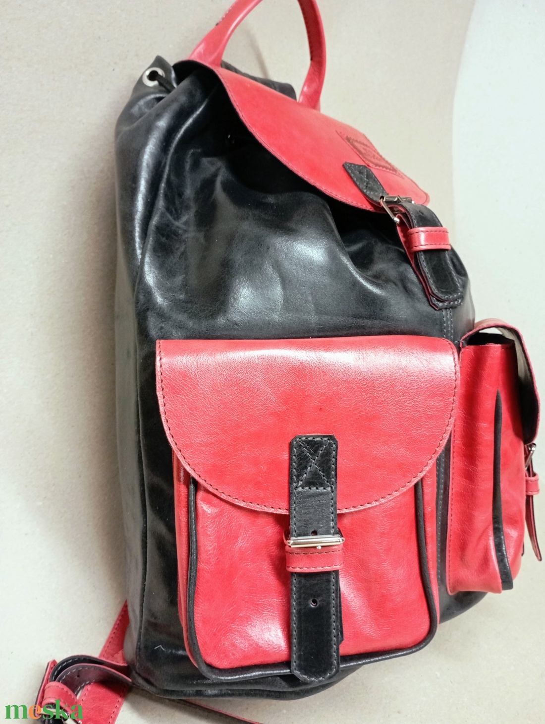 Klasszikus hátizsák_ szines/3 - táska & tok - hátizsák - hátizsák - Meska.hu