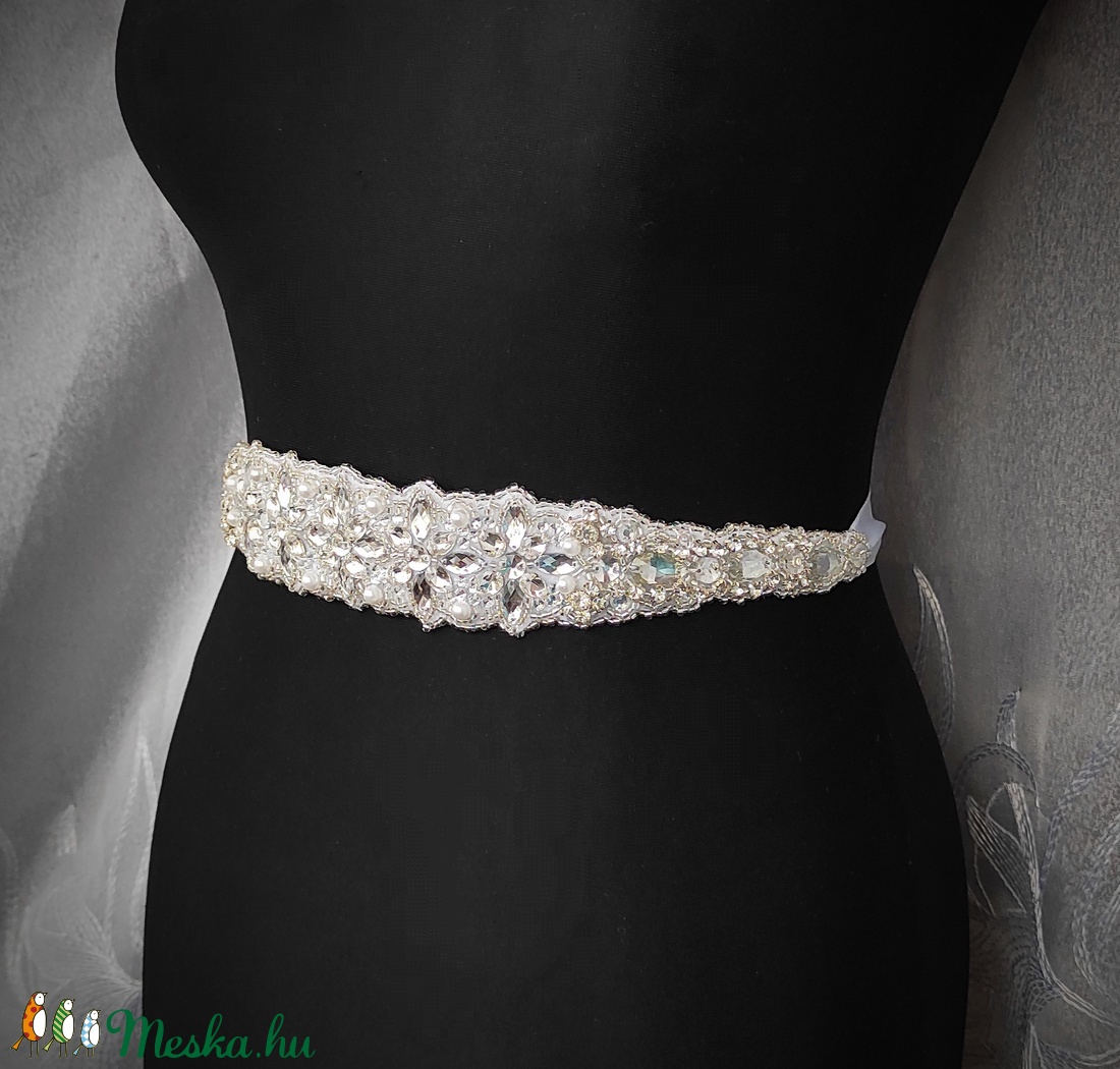 Menyasszonyi öv - esküvő - kiegészítők - öv & pánt - Meska.hu
