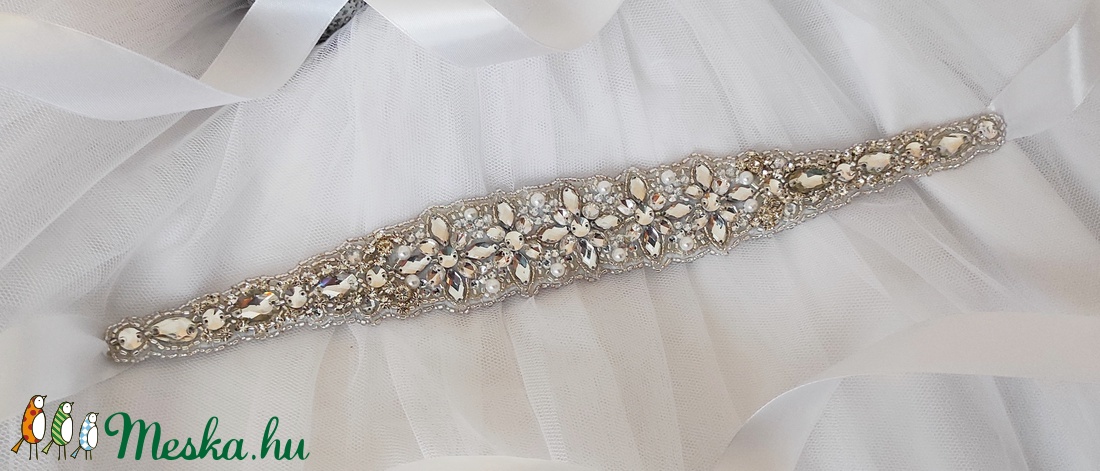 Menyasszonyi öv - esküvő - kiegészítők - öv & pánt - Meska.hu