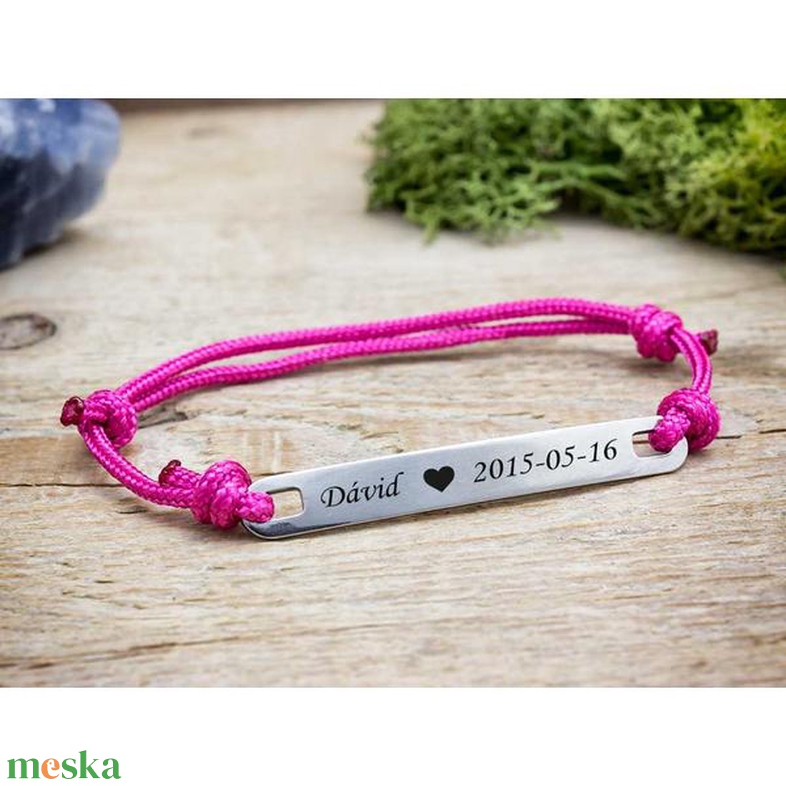 Gyermekem egyedi lapbetétes pink microcord karkötő - ékszer - karkötő - névre szóló karkötő - Meska.hu Gyermekem egyedi lapbetétes pink microcord karkötő - ékszer - karkötő - névre szóló karkötő - Meska.hu