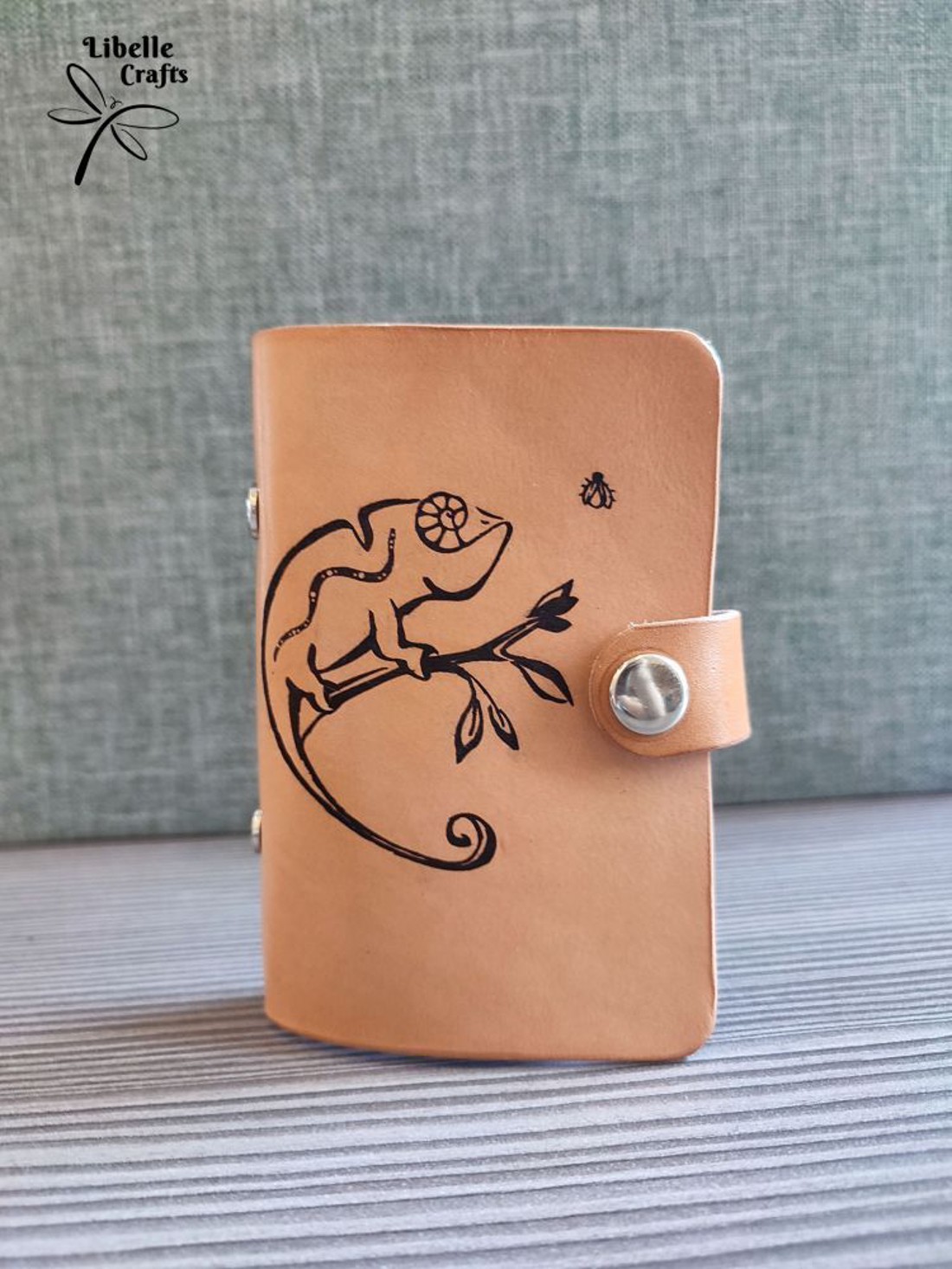 Kaméleonos igazolványtartó 1. - táska & tok - pénztárca & más tok - kártyatartó & irattartó - Meska.hu