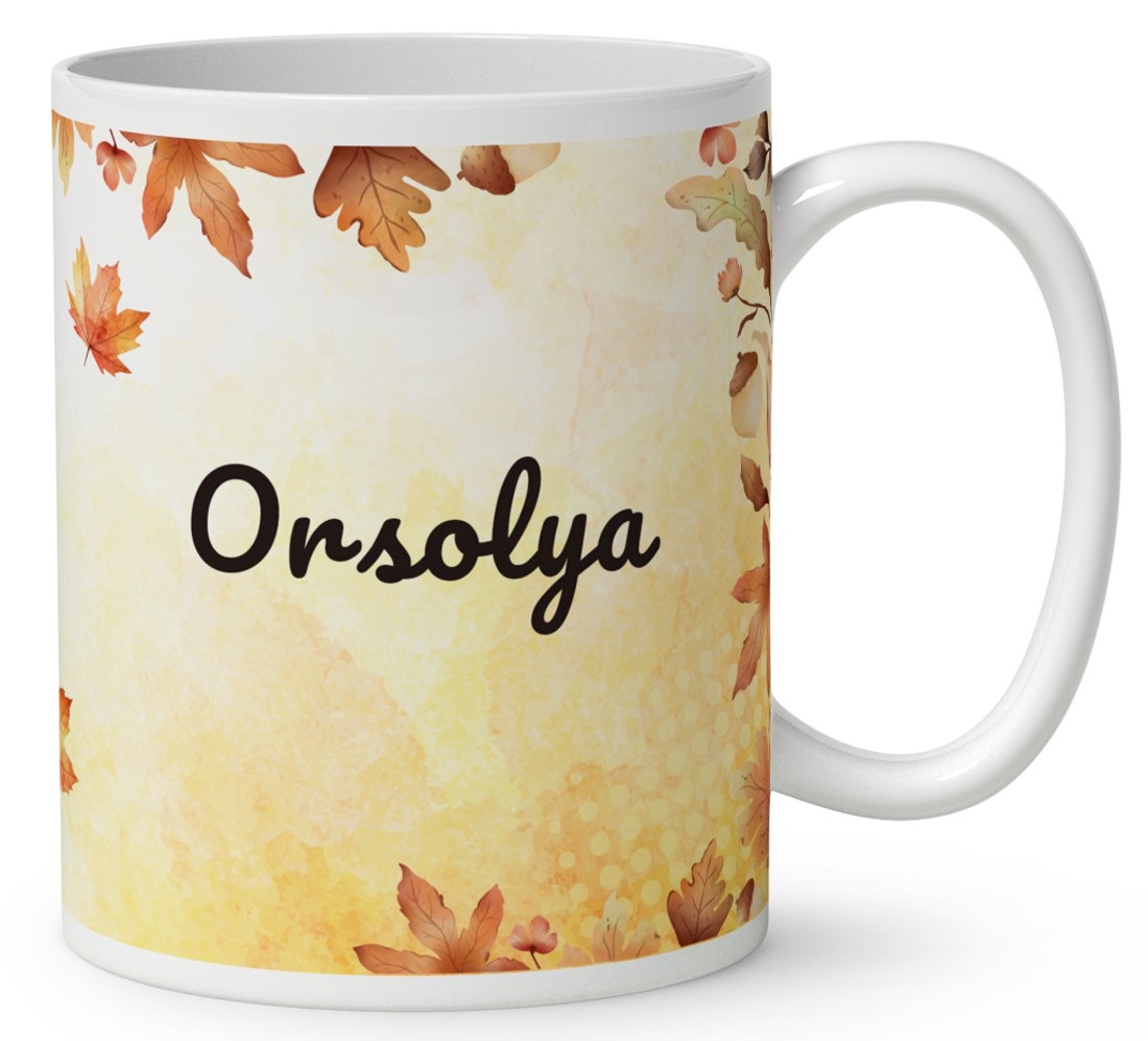 Névvel kérhető - Cuki őszi póni almával mintás bögre - otthon & életmód - konyhafelszerelés, tálalás - tálalás - bögre & csésze - Meska.hu