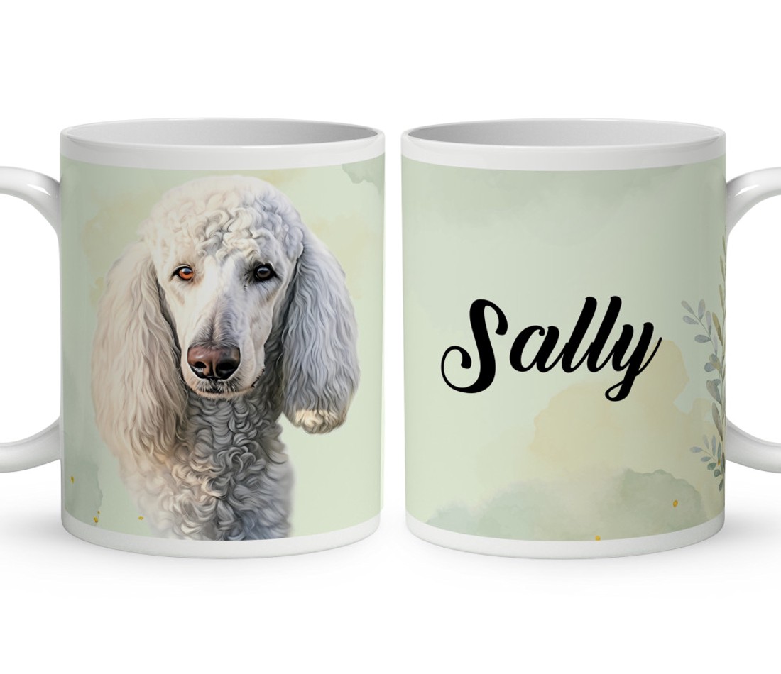 Névvel kérhető - Fehér óriás uszkár portré mintás bögre - otthon & életmód - konyhafelszerelés, tálalás - tálalás - bögre & csésze - Meska.hu