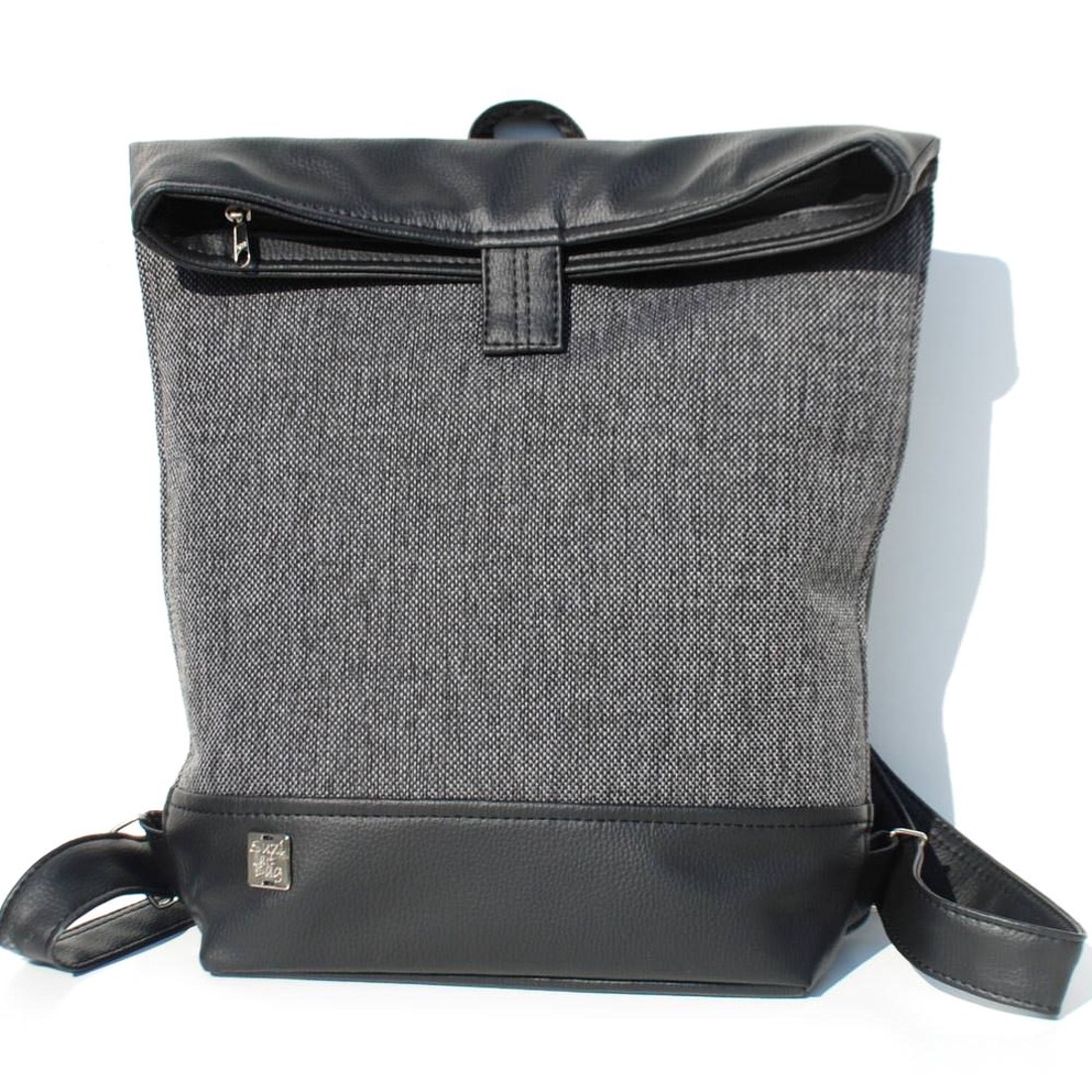 SuziartBag Fekete-szürke hátizsák - táska & tok - kézitáska & válltáska - válltáska - Meska.hu SuziartBag Fekete-szürke hátizsák - táska & tok - kézitáska & válltáska - válltáska - Meska.hu