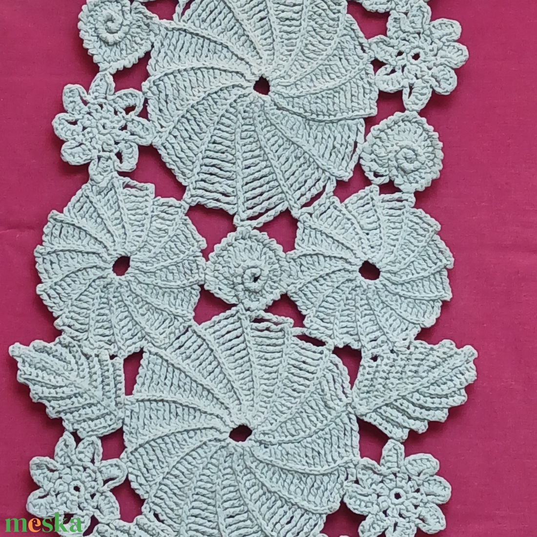 'Virágrét' terítő - otthon & életmód - dekoráció - asztal és polc dekoráció - horgolt & csipketerítő - Meska.hu