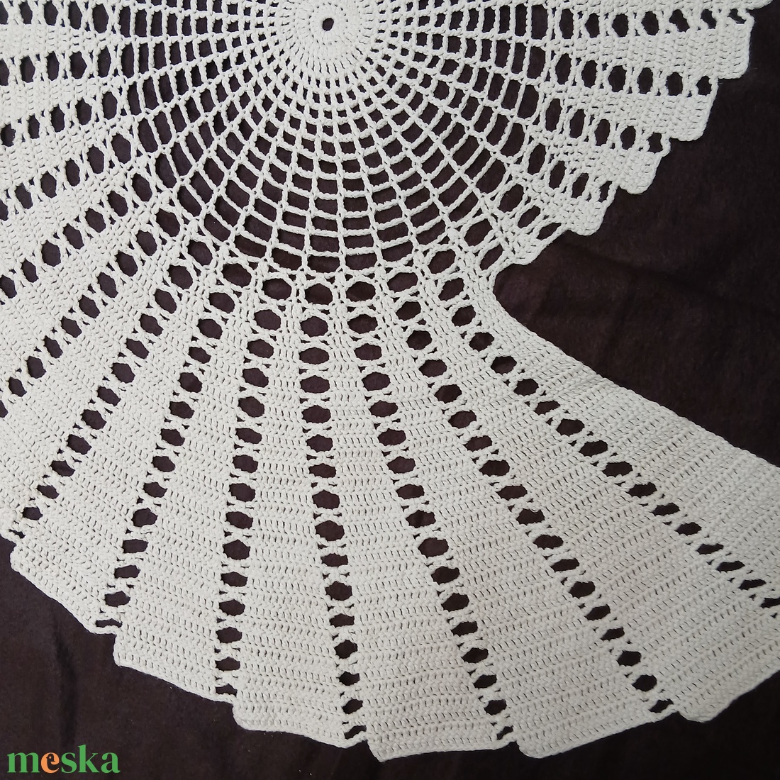 'Kagyló' terítő - otthon & életmód - dekoráció - asztal és polc dekoráció - horgolt & csipketerítő - Meska.hu