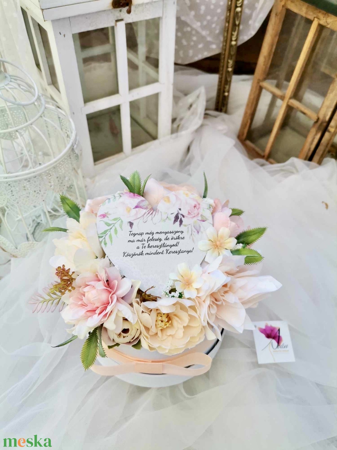 Keresztanya köszöntő ajándék, szülököszöntő szett_ esküvői ajándék  - esküvő - emlék & ajándék - köszönőajándék - Meska.hu