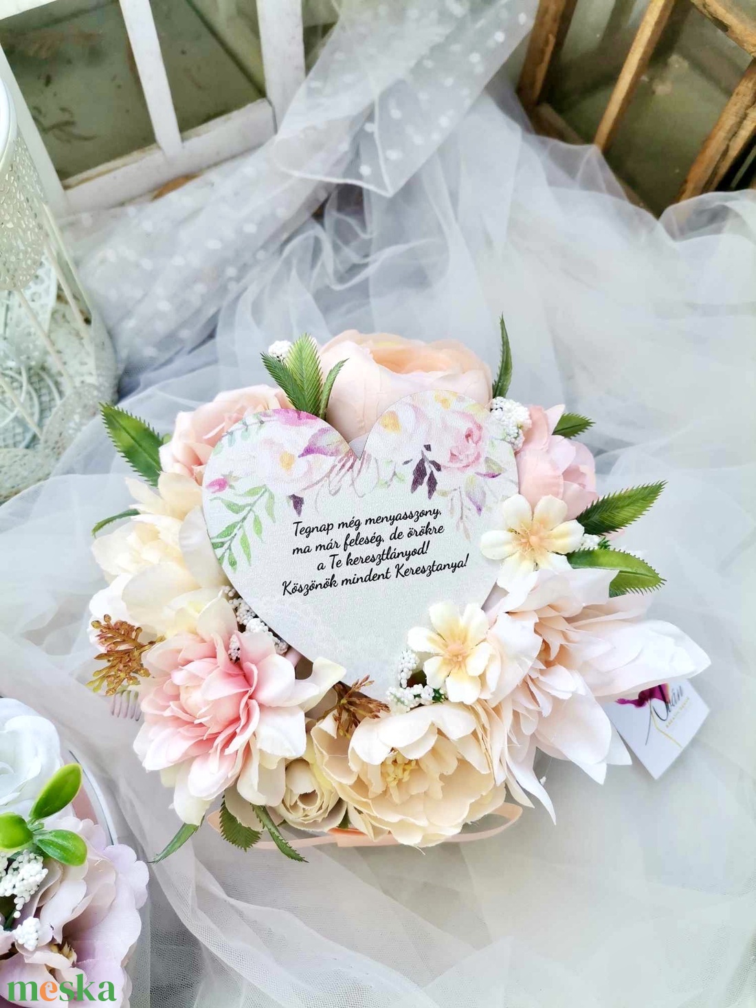 Keresztanya köszöntő ajándék, szülököszöntő szett_ esküvői ajándék  - esküvő - emlék & ajándék - köszönőajándék - Meska.hu