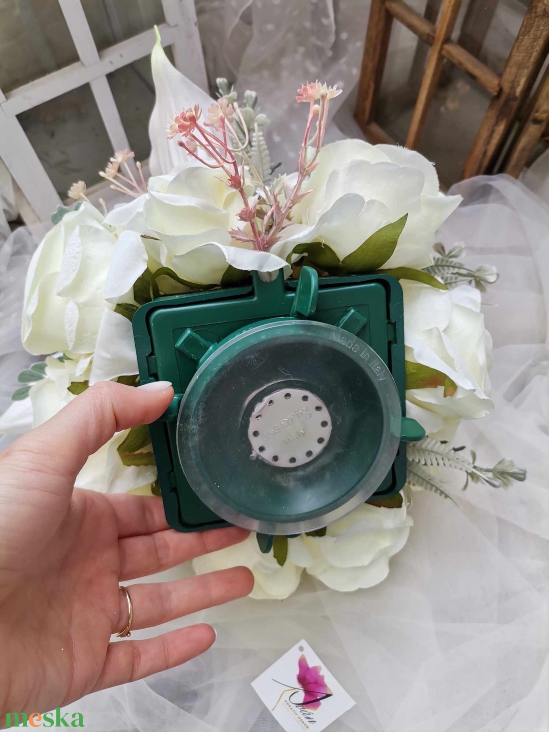 Vákuumos Autódísz,  autocorso, kocsi dísz , kocsidísz (vákuumos) - esküvő - dekoráció - helyszíni dekor - Meska.hu