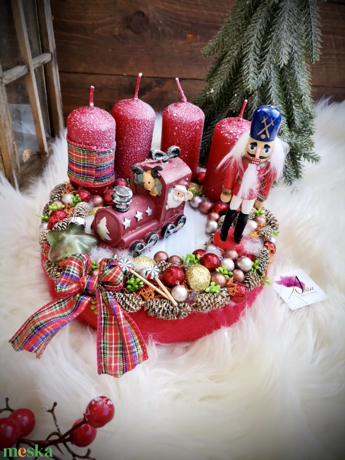 Diótörő adventi koszorú_mozdony, vonat adventi koszorú - karácsony - adventi díszek - adventi koszorú - Meska.hu Diótörő adventi koszorú_mozdony, vonat adventi koszorú - karácsony - adventi díszek - adventi koszorú - Meska.hu