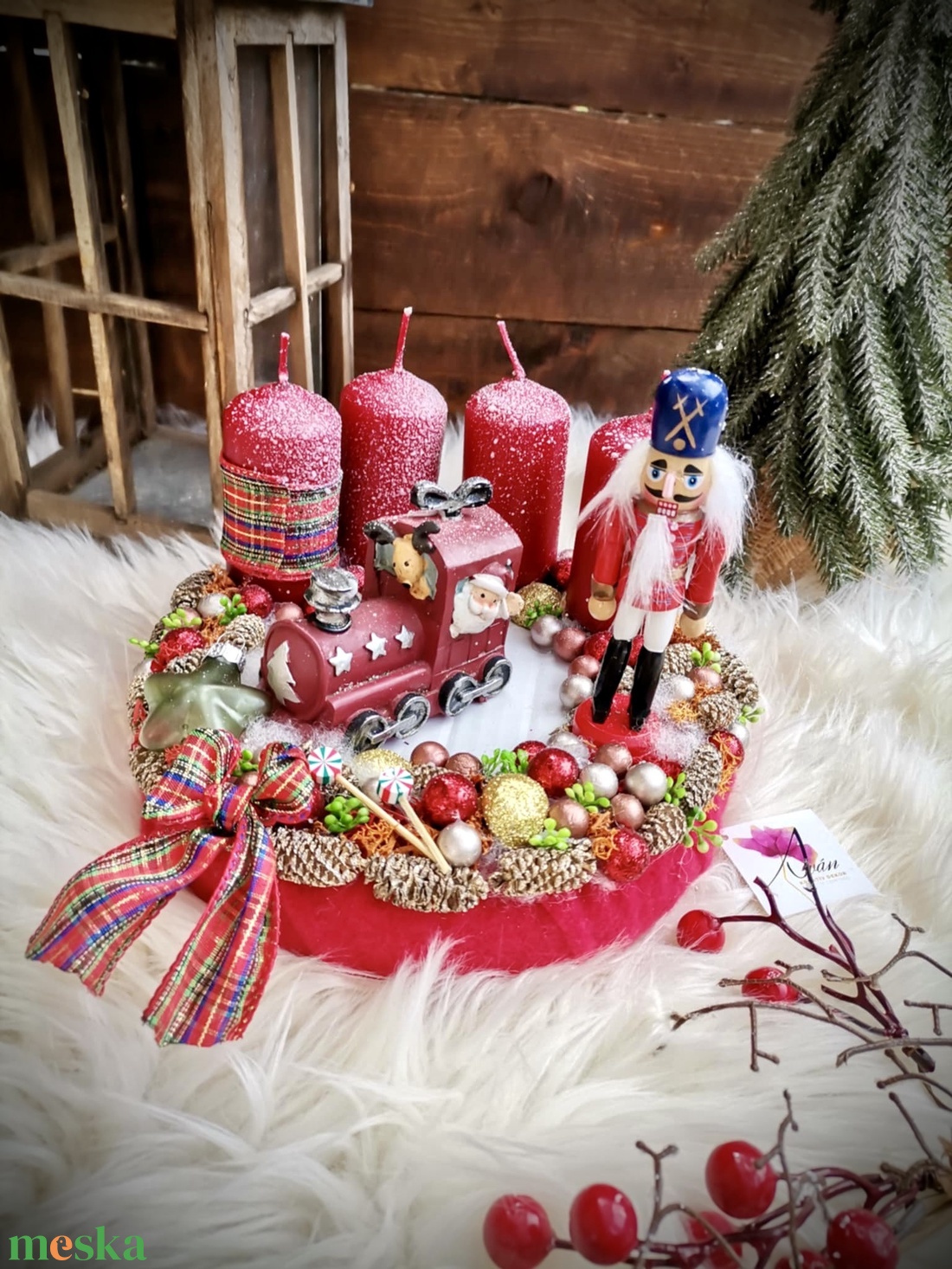 Diótörő adventi koszorú_mozdony, vonat adventi koszorú - karácsony - adventi díszek - adventi koszorú - Meska.hu Diótörő adventi koszorú_mozdony, vonat adventi koszorú - karácsony - adventi díszek - adventi koszorú - Meska.hu