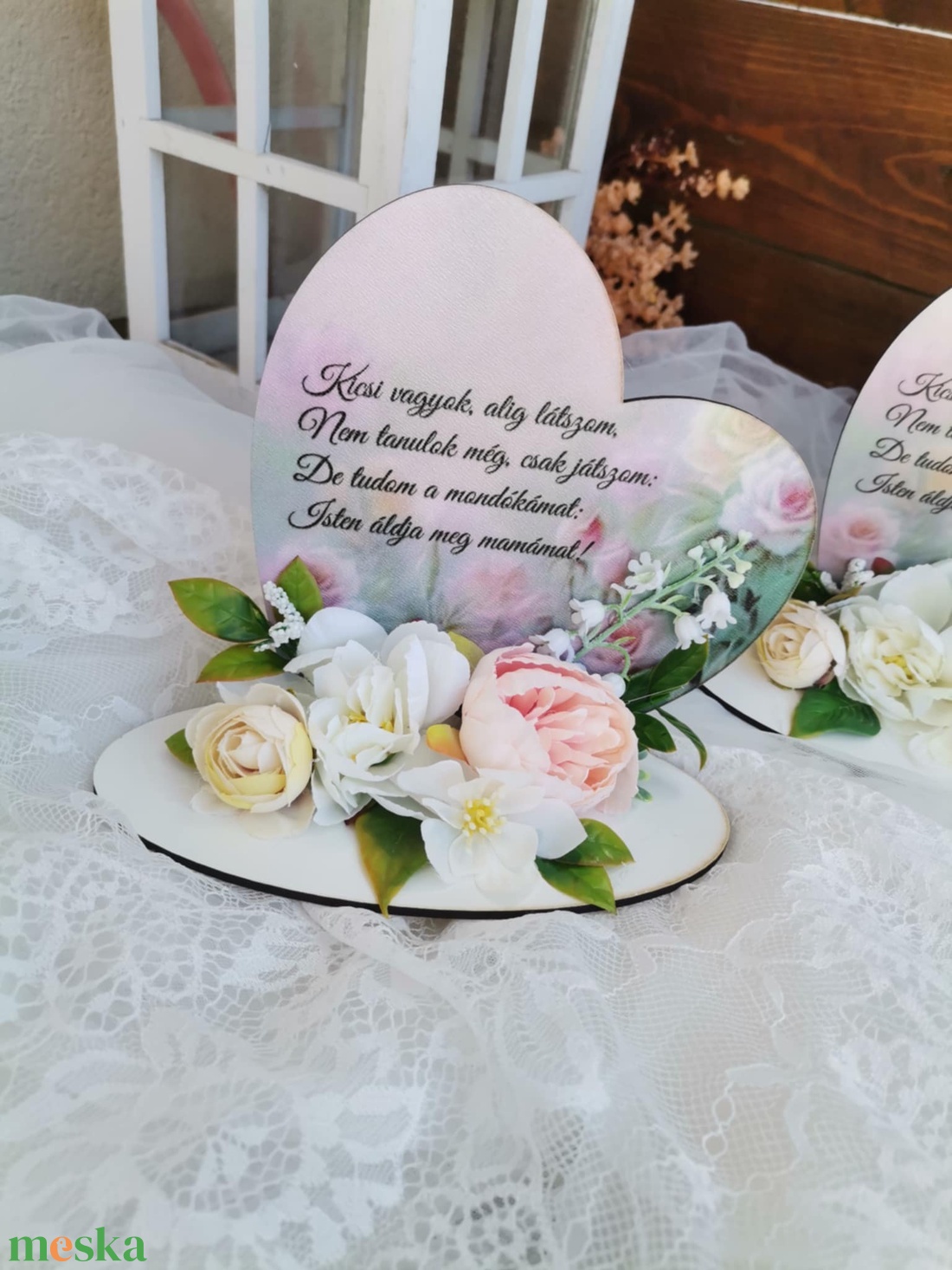 Anyák napi Szülőköszöntő talpas szív dekor - esküvő - emlék & ajándék - szülőköszöntő ajándék - Meska.hu Anyák napi Szülőköszöntő talpas szív dekor - esküvő - emlék & ajándék - szülőköszöntő ajándék - Meska.hu