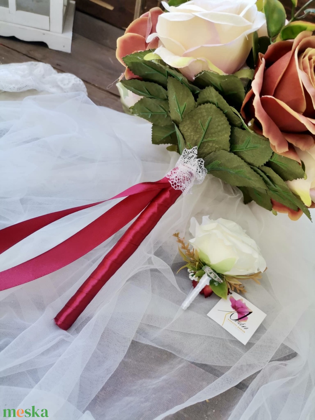 Őszi csokor, Menyasszonyi csokor, örökcsokor, selyemvirág csokor kitűzővel - esküvő - menyasszonyi- és dobócsokor - Meska.hu Őszi csokor, Menyasszonyi csokor, örökcsokor, selyemvirág csokor kitűzővel - esküvő - menyasszonyi- és dobócsokor - Meska.hu