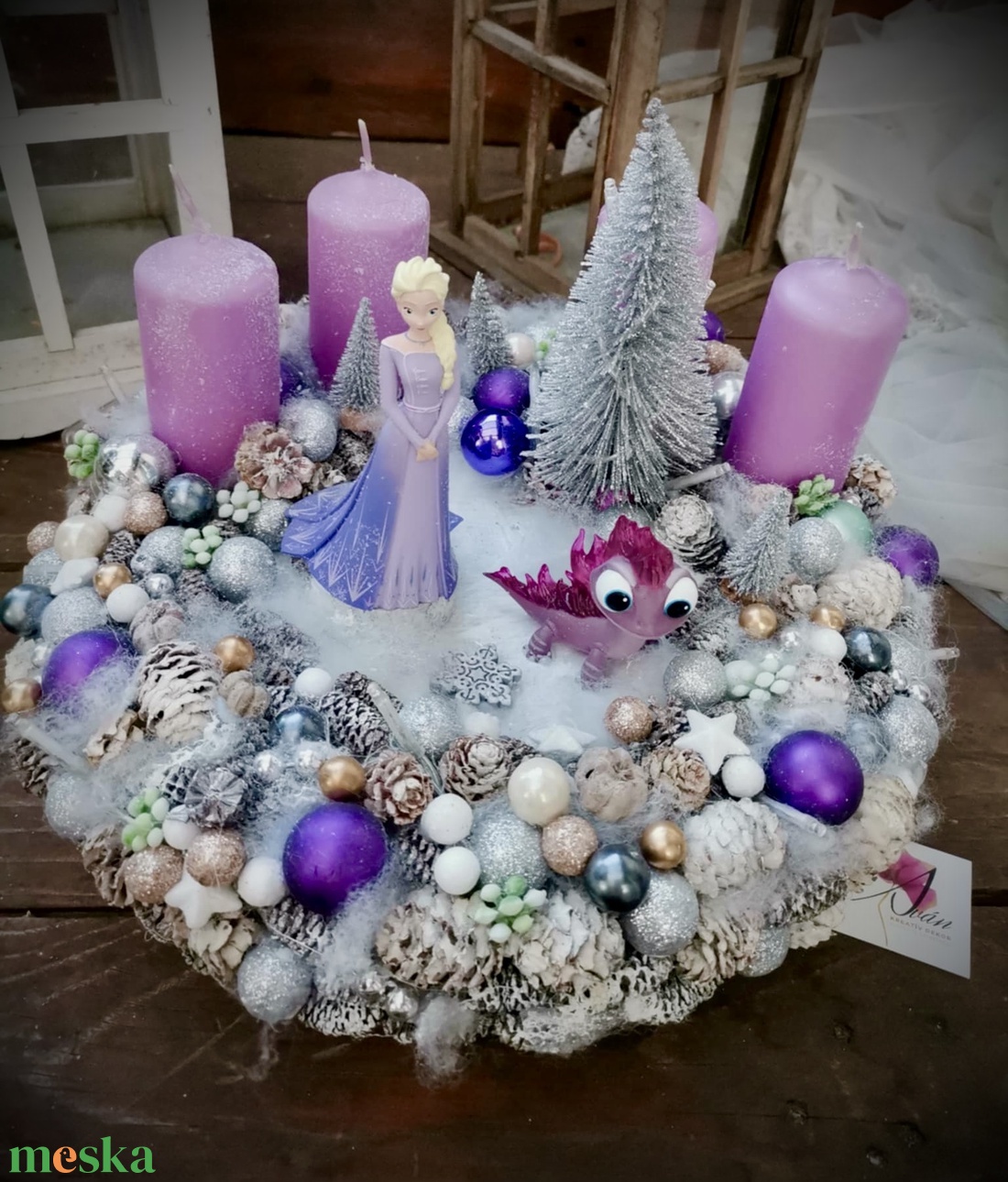 Jégvarázs, Elza adventi koszorú, világító adventi dísz froozen koszorú - karácsony - adventi díszek - adventi koszorú - Meska.hu Jégvarázs, Elza adventi koszorú, világító adventi dísz froozen koszorú - karácsony - adventi díszek - adventi koszorú - Meska.hu