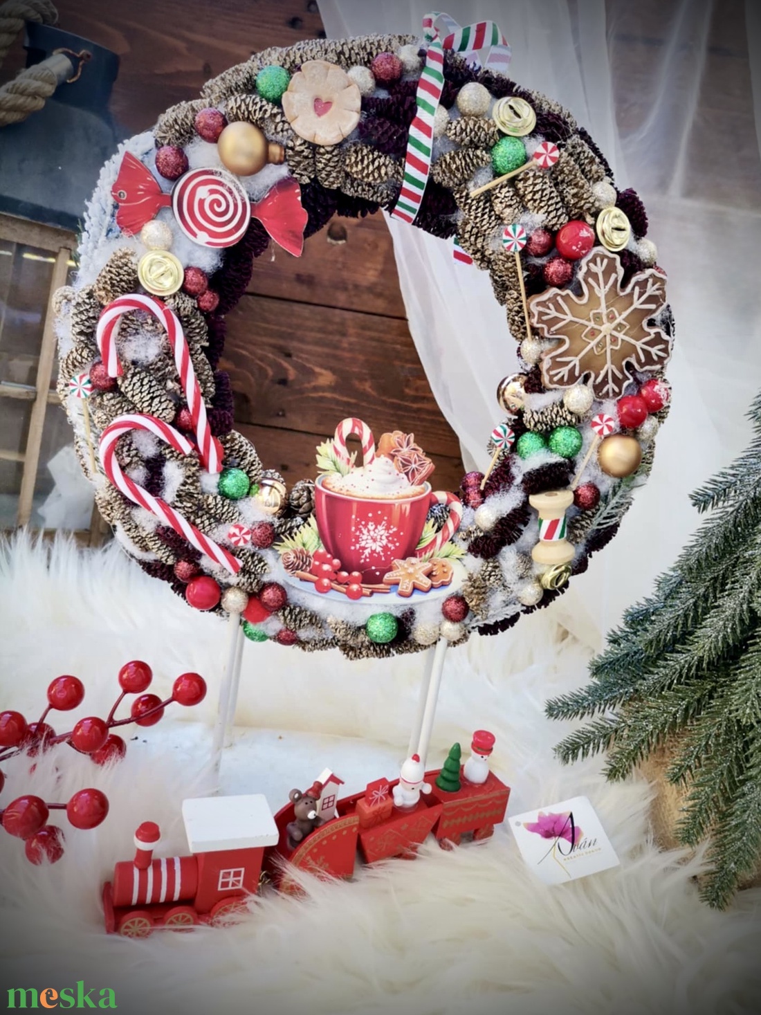 Forró csoki, Mézeskalács Ajtódísz, kopogtató - karácsony - karácsonyi lakásdekoráció - karácsonyi ajtódíszek - Meska.hu Forró csoki, Mézeskalács Ajtódísz, kopogtató - karácsony - karácsonyi lakásdekoráció - karácsonyi ajtódíszek - Meska.hu