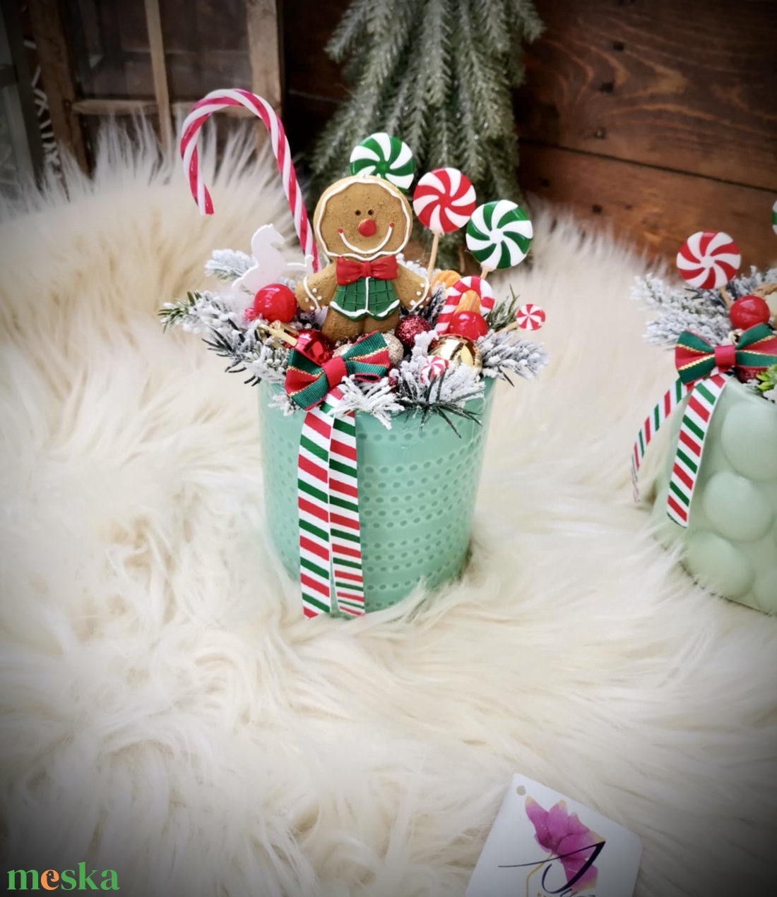 Maroknyi Mézeskalács karácsonyi asztaldísz dekoráció - karácsony - adventi díszek - adventi koszorú - Meska.hu Maroknyi Mézeskalács karácsonyi asztaldísz dekoráció - karácsony - adventi díszek - adventi koszorú - Meska.hu