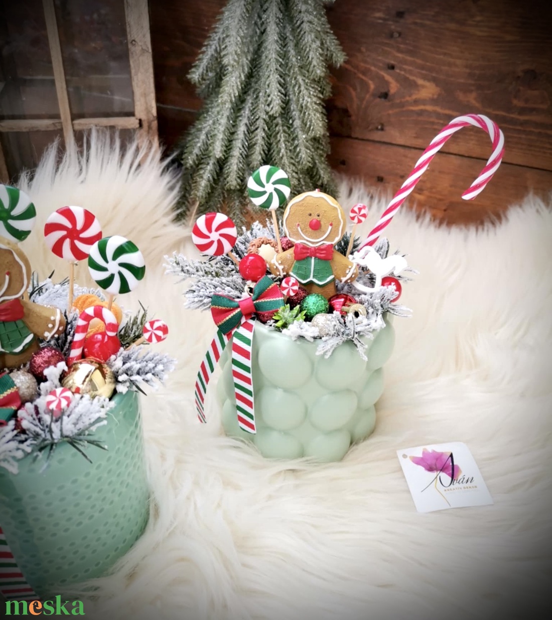Maroknyi Mézeskalács karácsonyi asztaldísz dekoráció - karácsony - adventi díszek - adventi koszorú - Meska.hu Maroknyi Mézeskalács karácsonyi asztaldísz dekoráció - karácsony - adventi díszek - adventi koszorú - Meska.hu