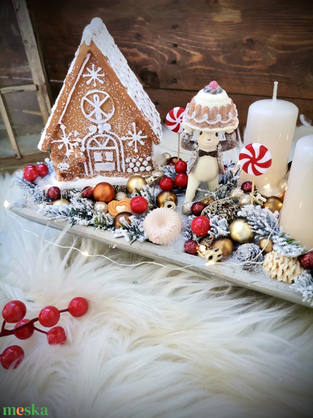 Világító mézeskalács ház adventi tál, méri egér - karácsony - adventi díszek - adventi koszorú - Meska.hu Világító mézeskalács ház adventi tál, méri egér - karácsony - adventi díszek - adventi koszorú - Meska.hu