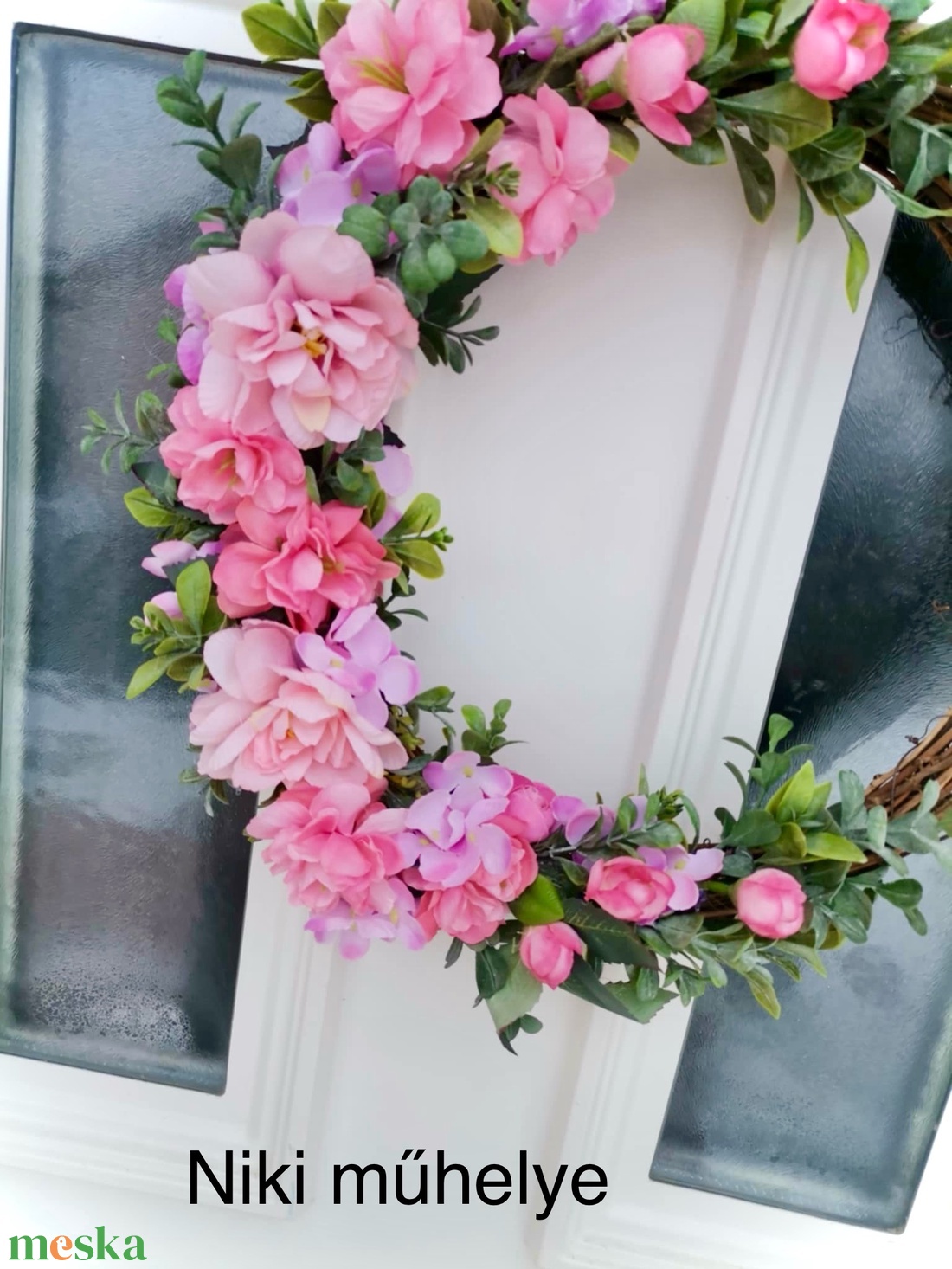 Négy évszak ajtódísz, kopogtató, tavasz, tél, mókus, vessző ajtódísz - otthon & életmód - dekoráció - ajtó- és ablak dekoráció - ajtódísz & kopogtató - Meska.hu