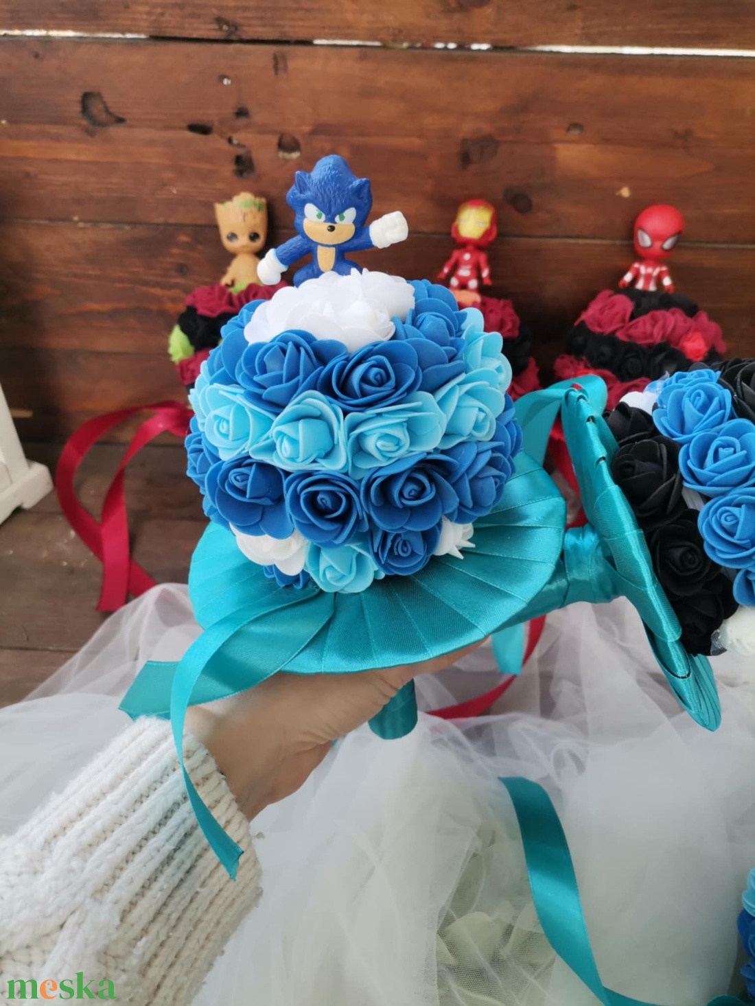 Ovis Ballagási csokor, Sonic  - otthon & életmód - virágdekoráció - virágok - virágcsokor - Meska.hu