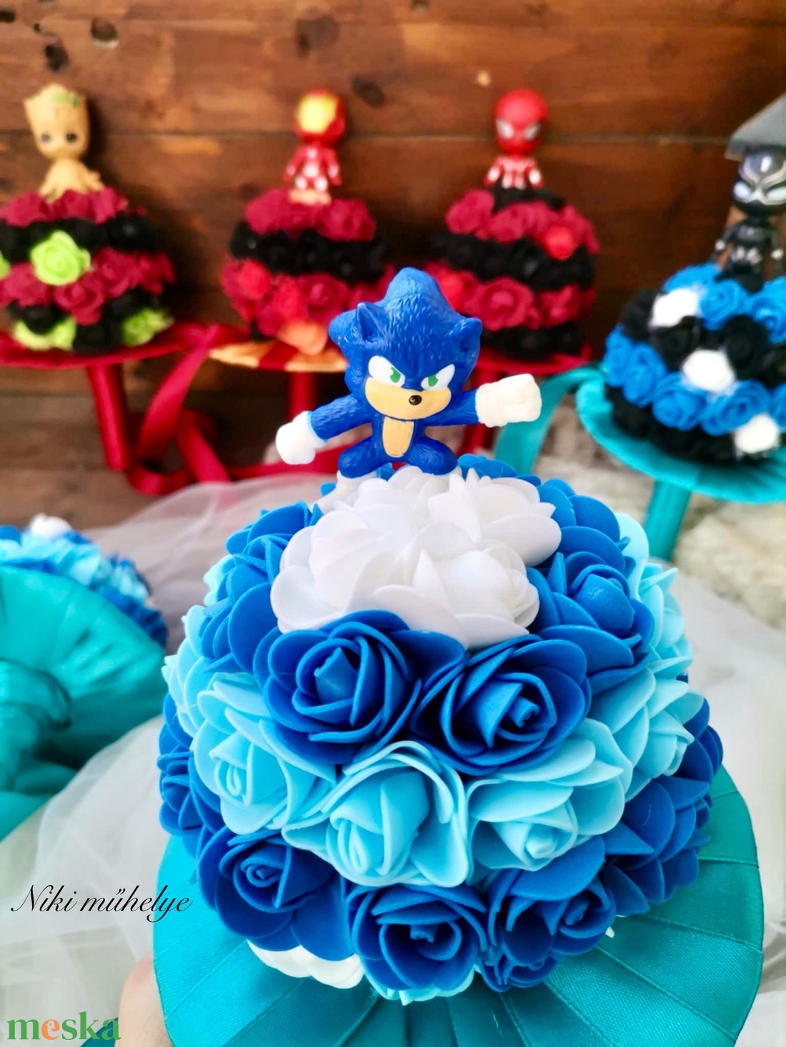 Ovis Ballagási csokor, Sonic  - otthon & életmód - virágdekoráció - virágok - virágcsokor - Meska.hu