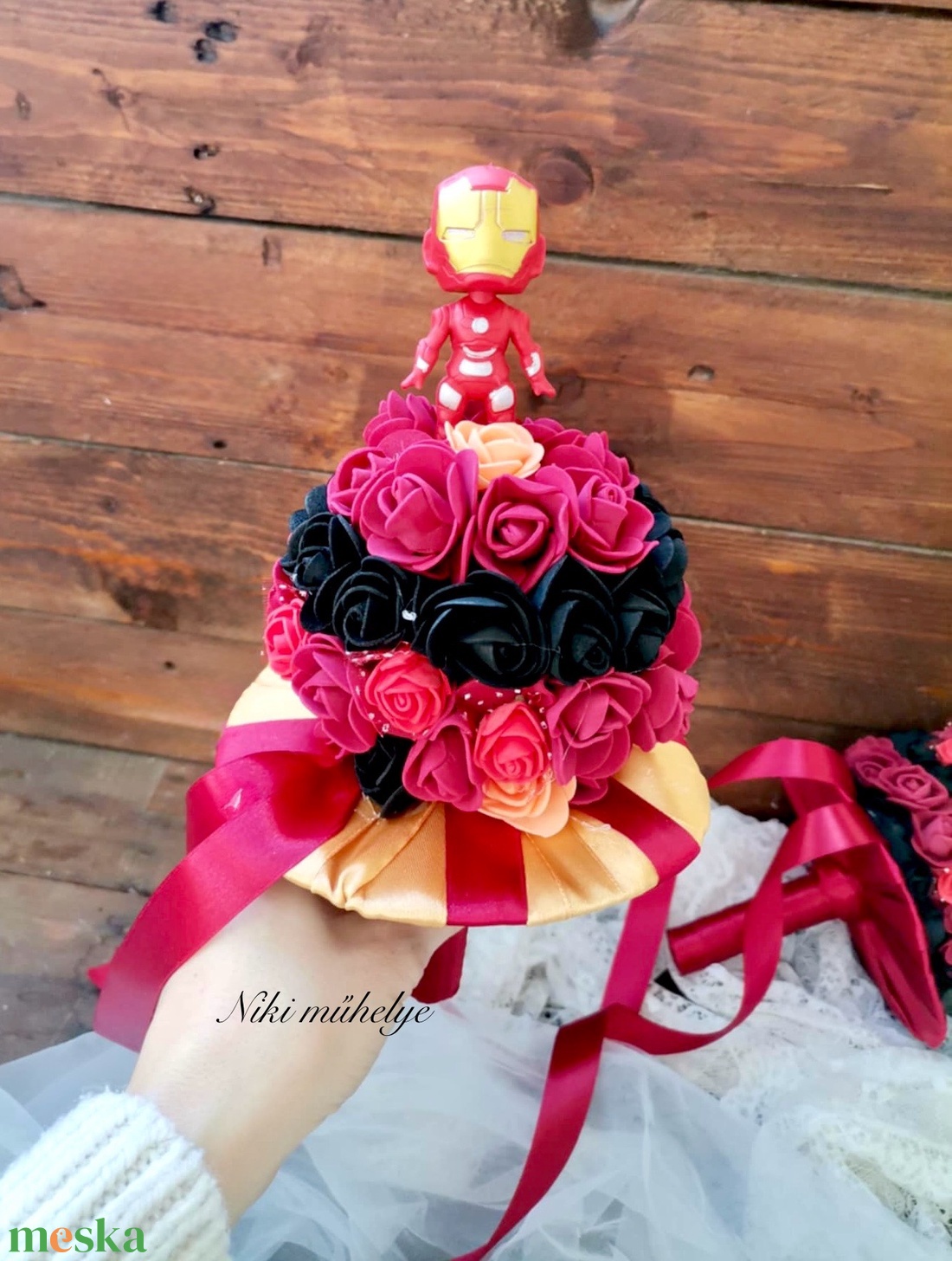 Ovis Ballagási csokor, vasember - otthon & életmód - virágdekoráció - virágok - virágcsokor - Meska.hu