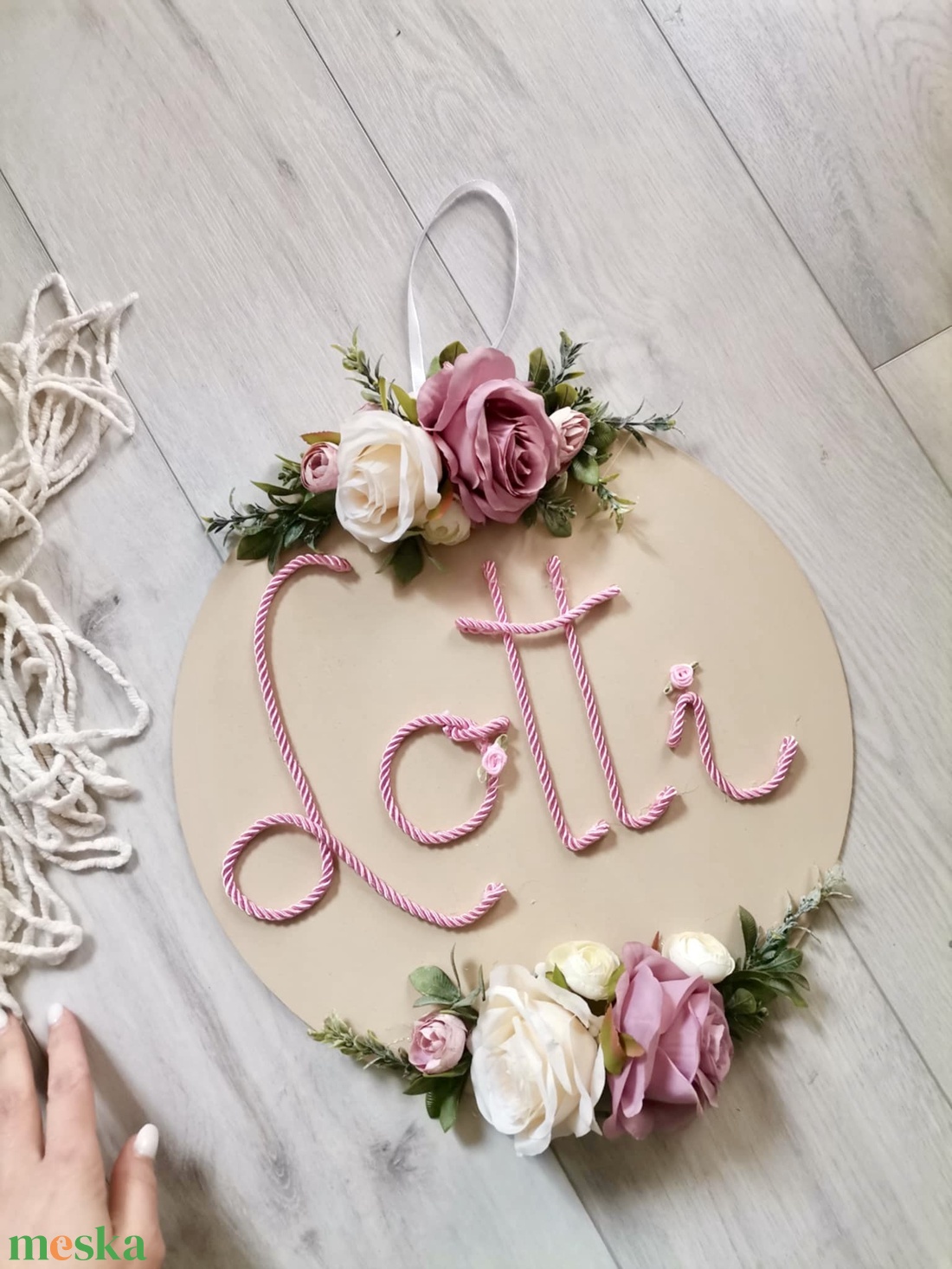 Babaszoba dekoráció, névtábla, baba dekor  - baba - mama - babaszoba dekoráció - babanév dekoráció - Meska.hu