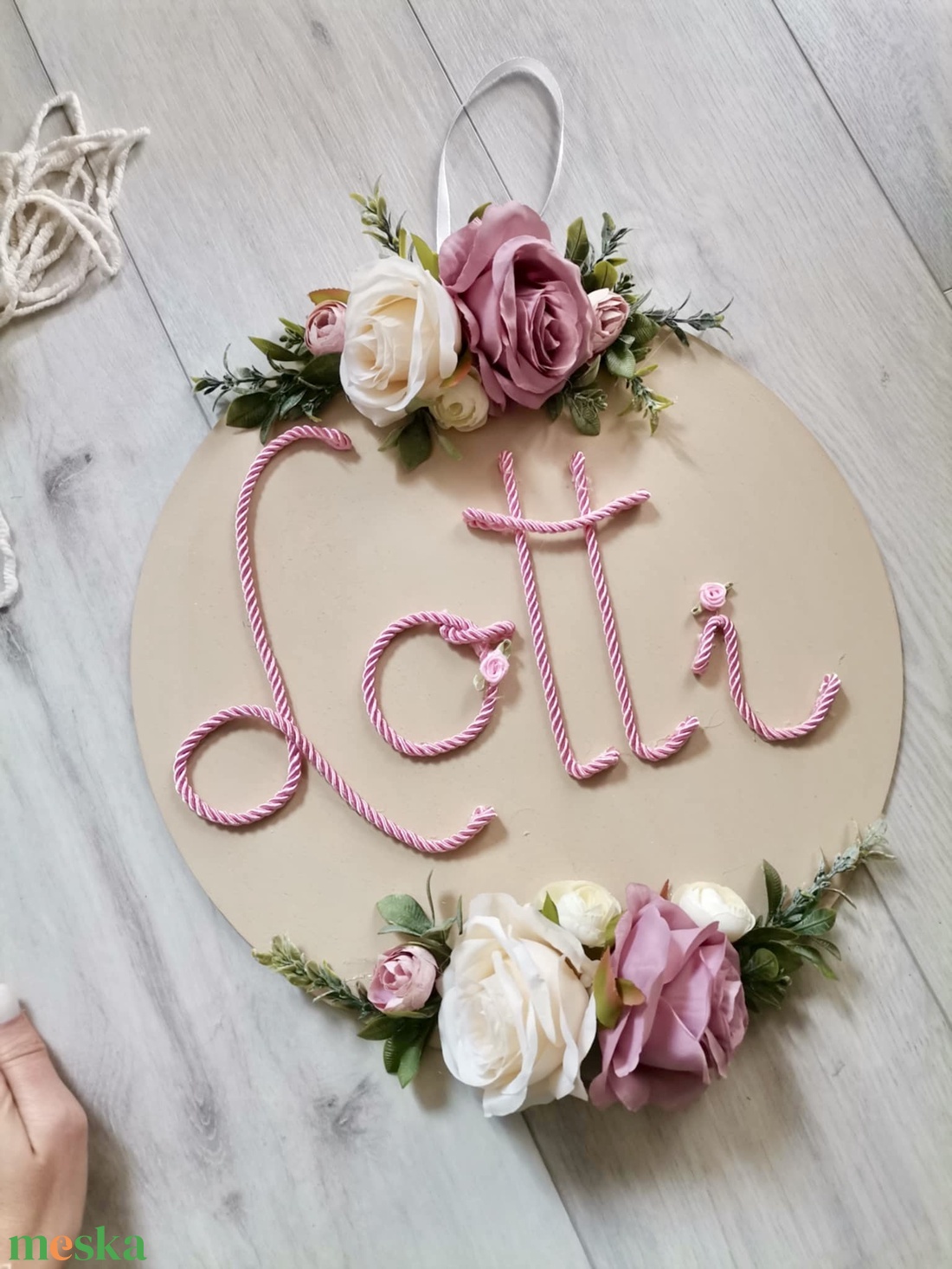 Babaszoba dekoráció, névtábla, baba dekor  - baba - mama - babaszoba dekoráció - babanév dekoráció - Meska.hu