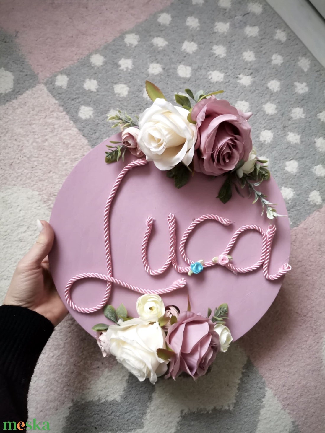 Babaszoba dekoráció, névtábla, baba dekor  - baba - mama - babaszoba dekoráció - babanév dekoráció - Meska.hu