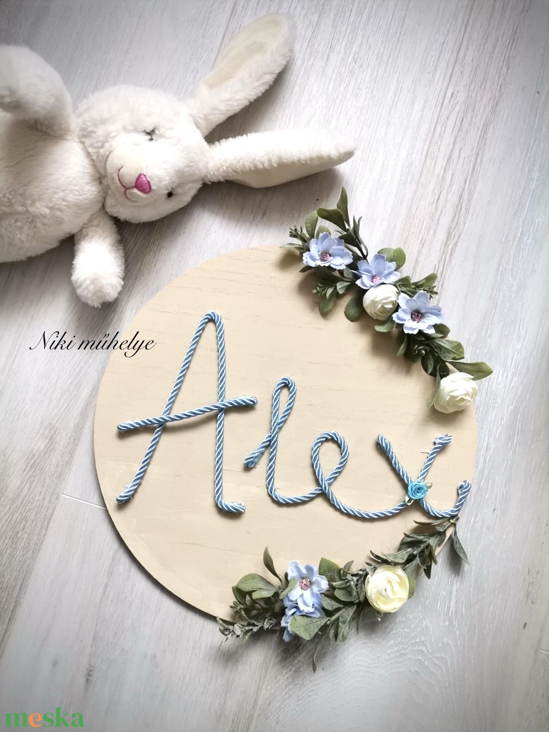 Babaszoba dekoráció, névtábla, név tábla, babanév dekor - baba - mama - babaszoba dekoráció - babanév dekoráció - Meska.hu