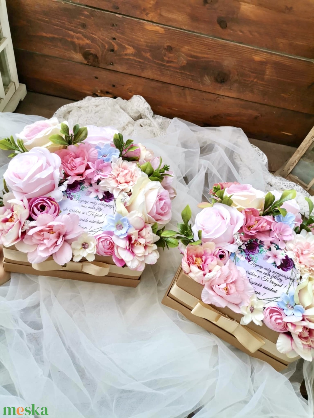 Szülőköszöntő ajándék dobozok, doboz, boxok, anya esküvői ajándék  - esküvő - emlék & ajándék - szülőköszöntő ajándék - Meska.hu