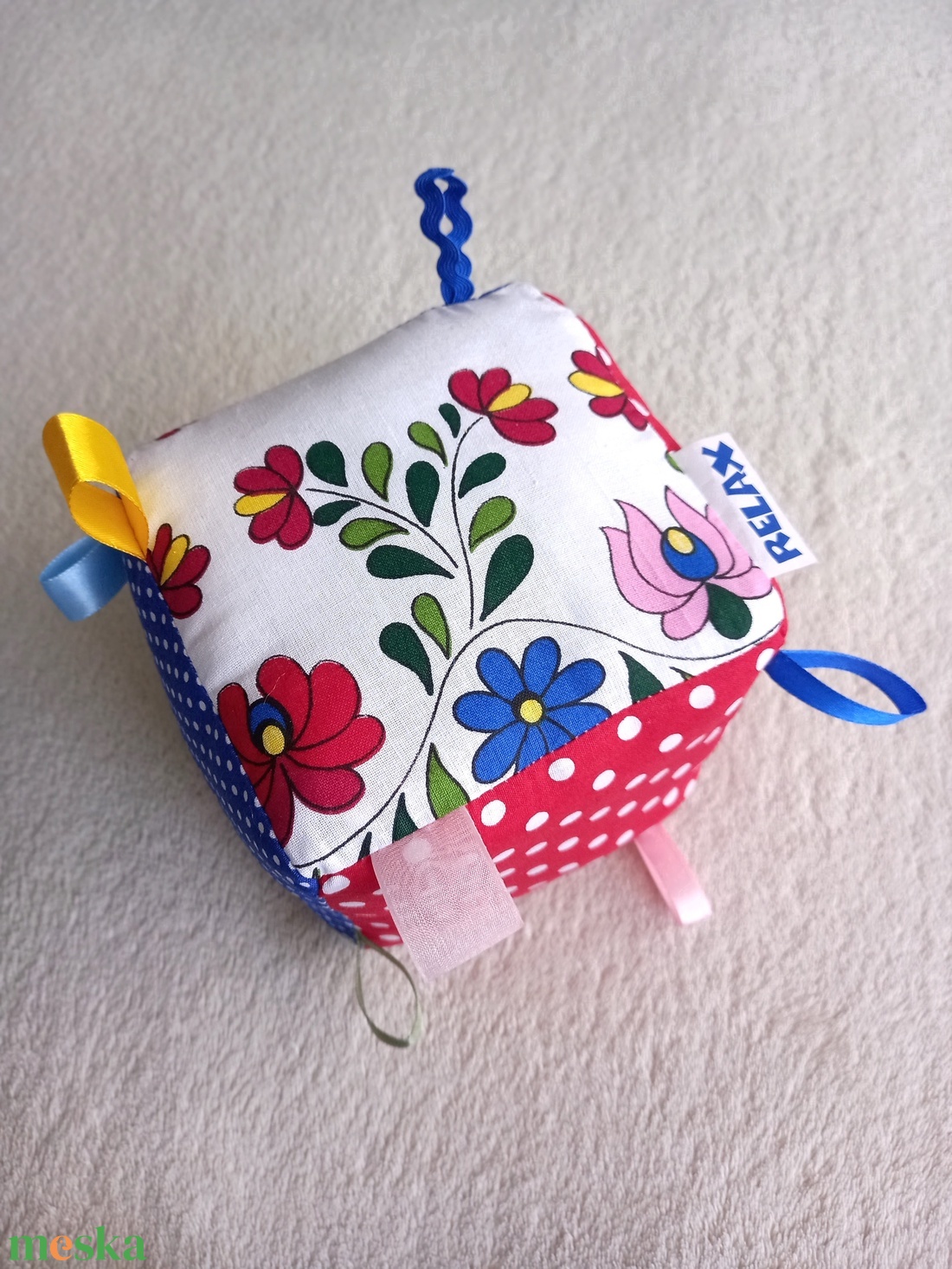 Matyó Címke kocka / Babakocka - játék & sport - Meska.hu